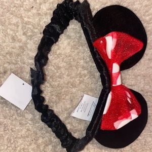 Jawstring Minnie Mouse headband